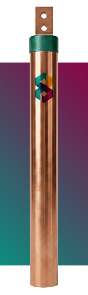 Copper coated pipe earthing electrode