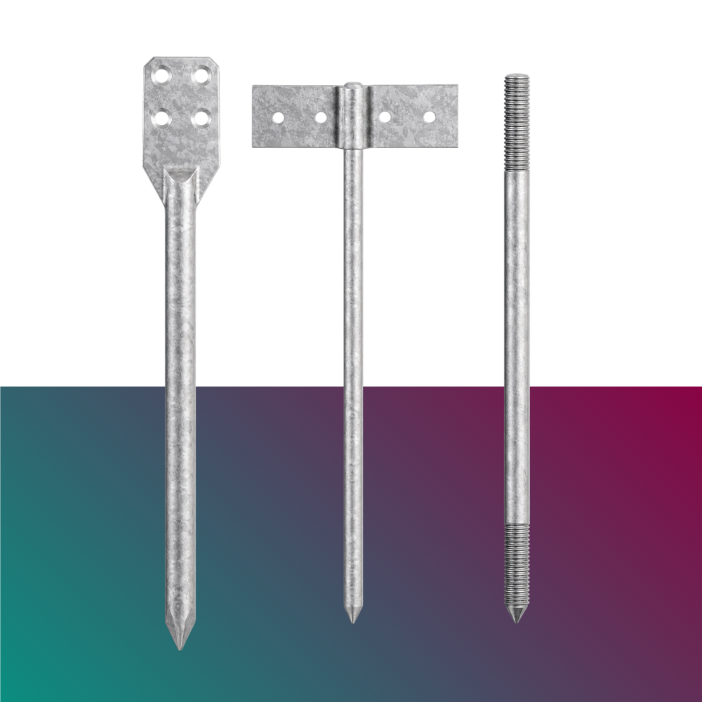 Sturdax HDGI earthing rod