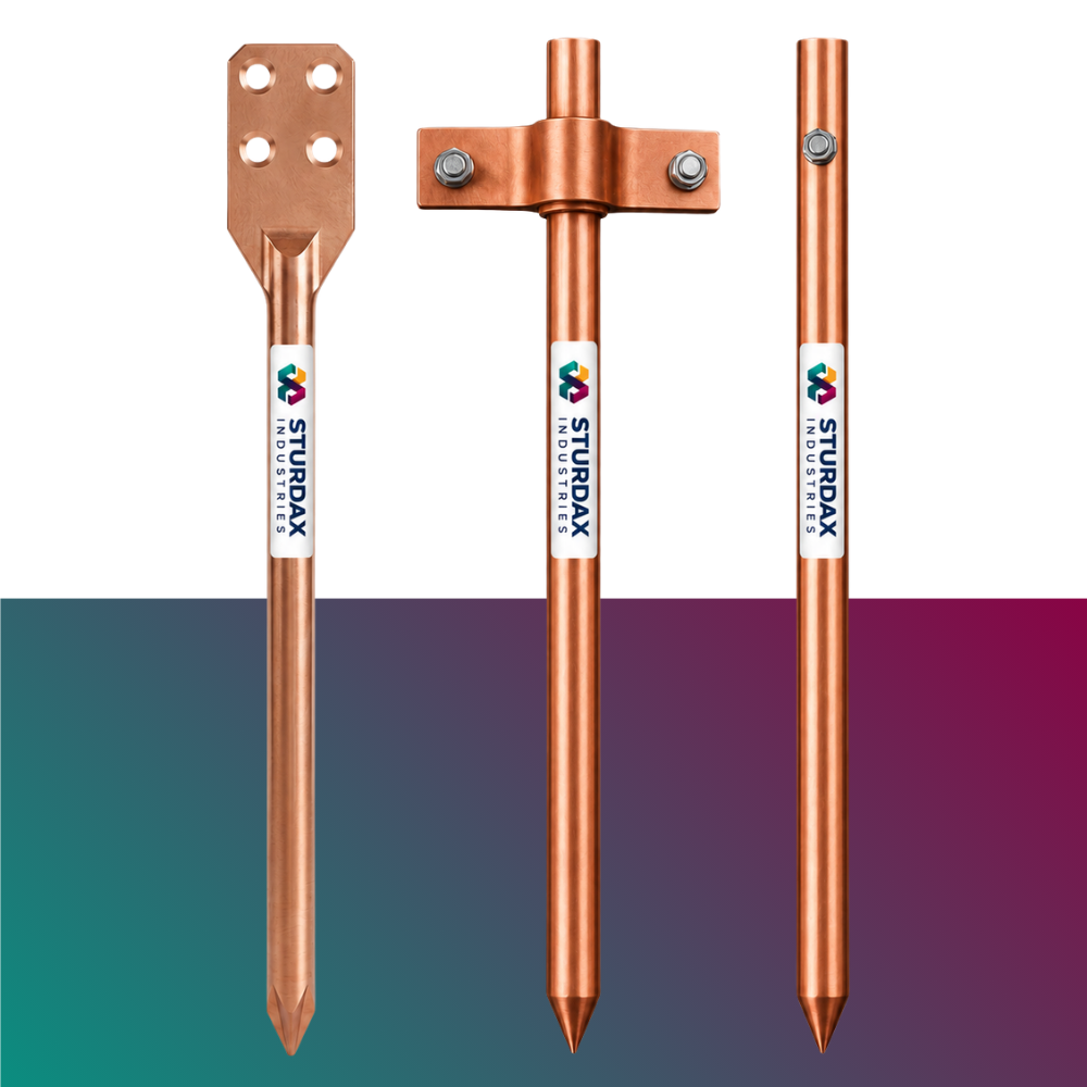 Sturdax copper earthing rod