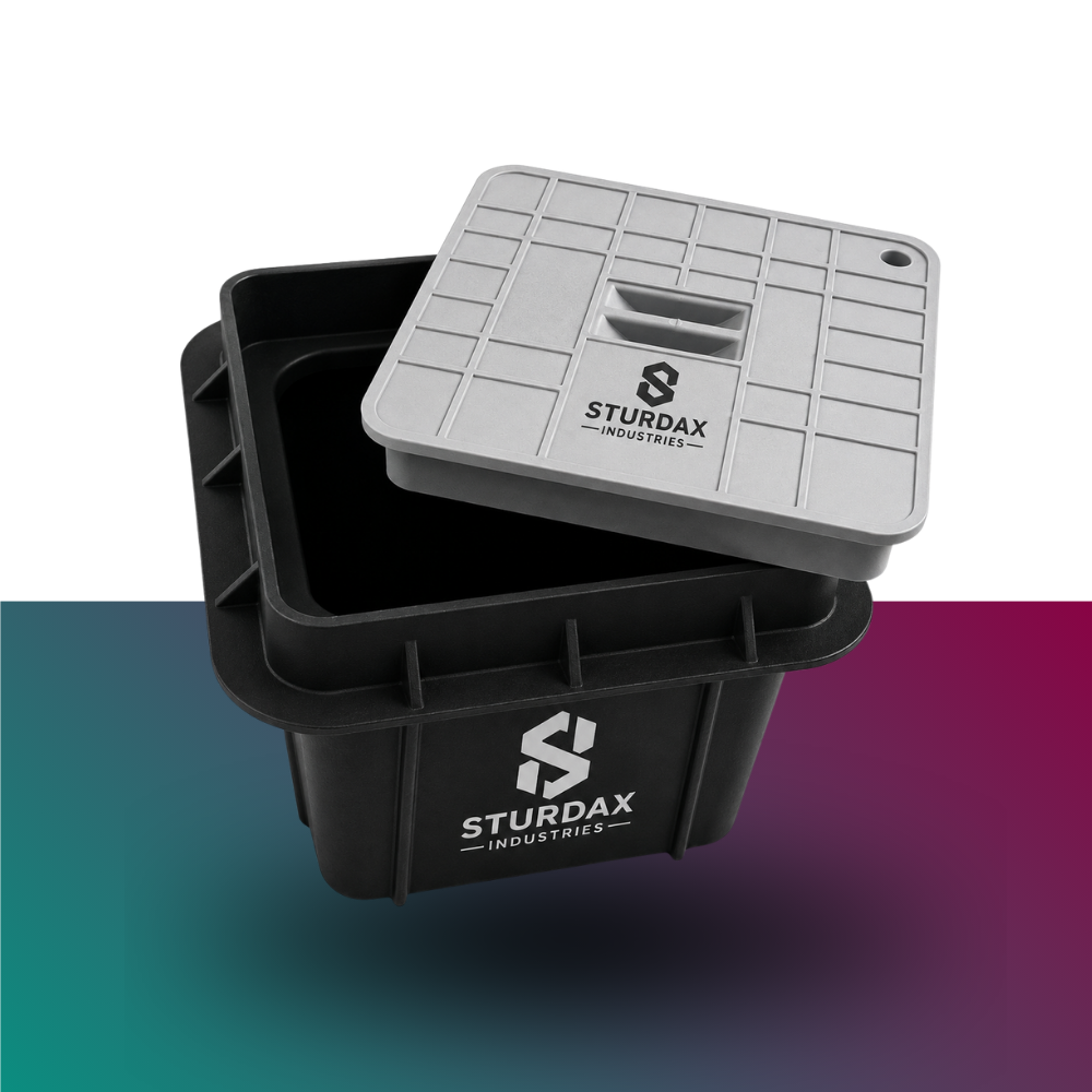 Polymer earthing chamber square